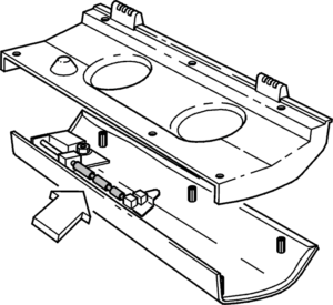 Illustration 3 - greasing lid linkage